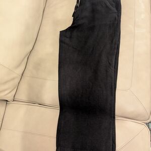 Cubavera Black Linen Blend Pants EUC SZ L